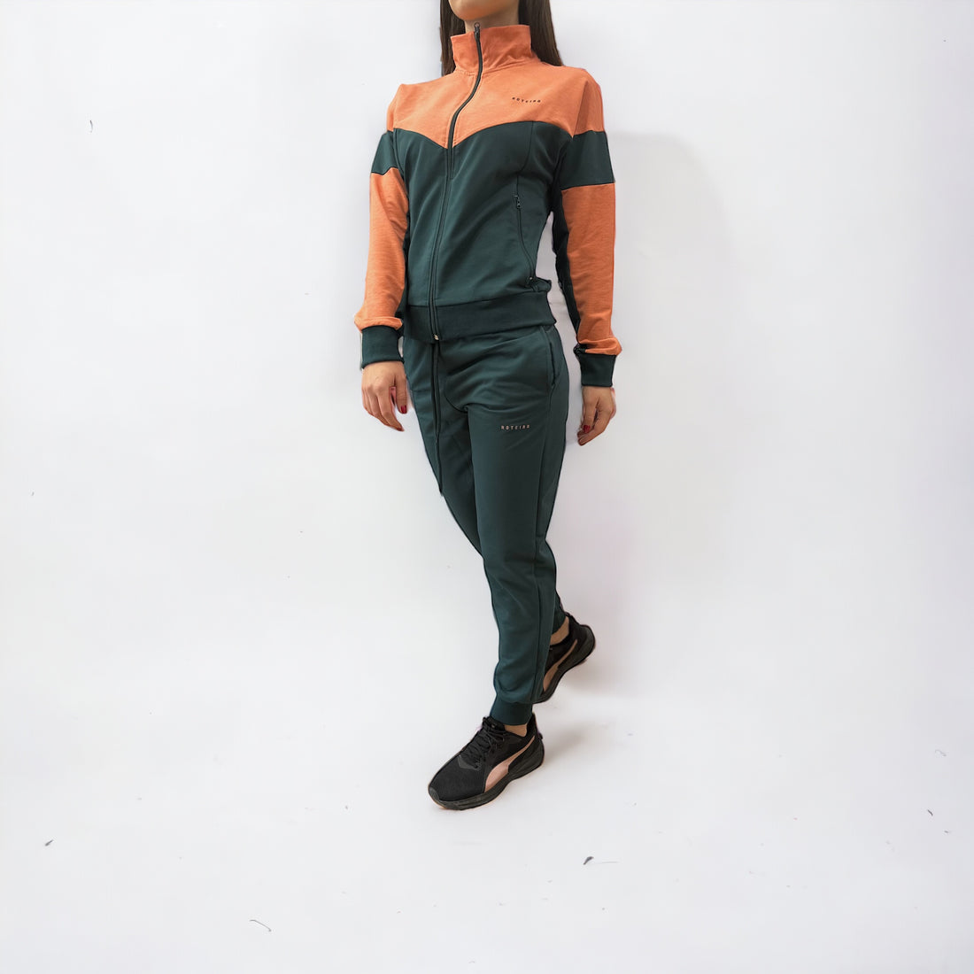Дамски екип Coral/Green Fusion